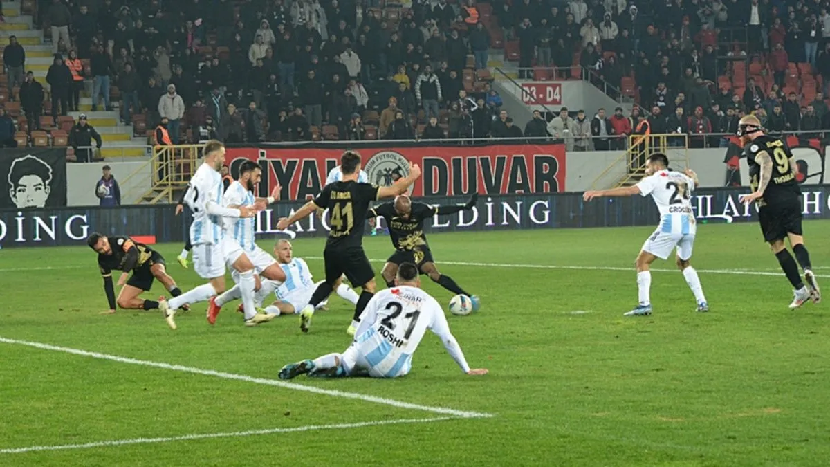 Erzurumspor FK, deplasmanda tek golle güldü!