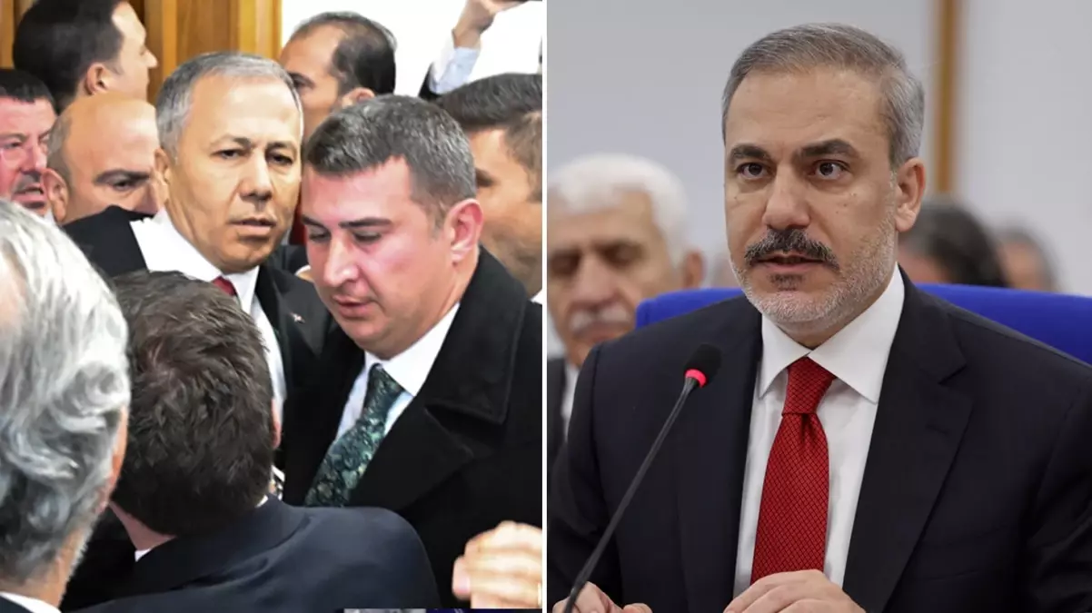 Meclis dün böyleydi, bugün böyle! İşte Bakan Fidan’ın karşılandığı an