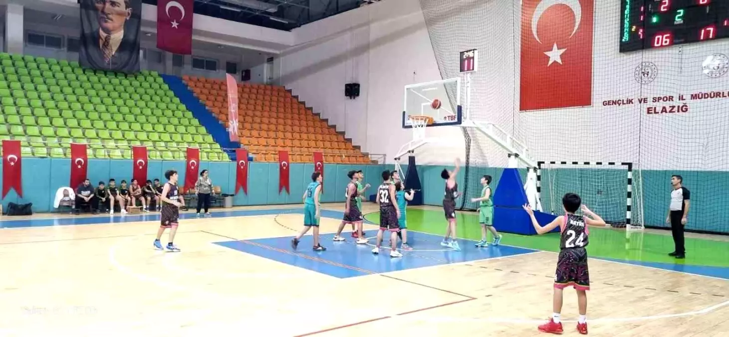 Elazığ’da U14 Basketbol Lig Mücadelesi Tamamlandı