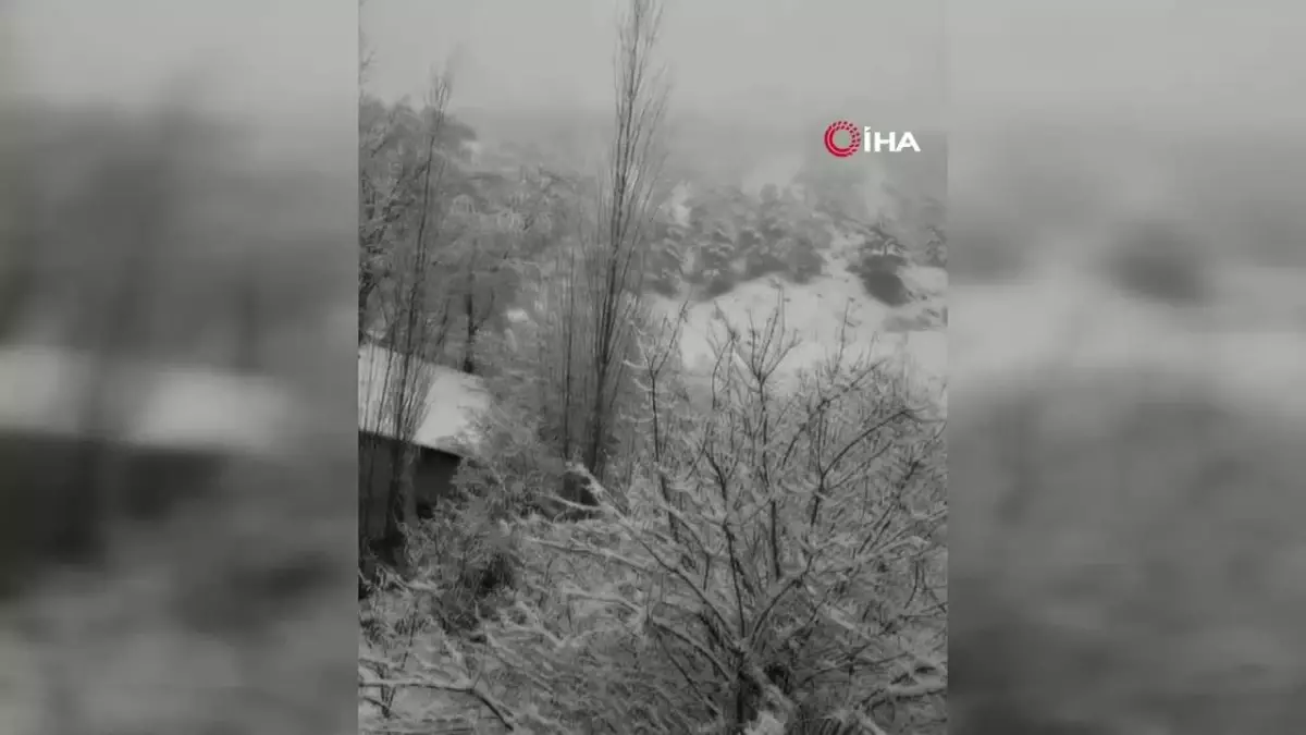 Gömbe Yaylası’na Beklenen Kar Yağdı