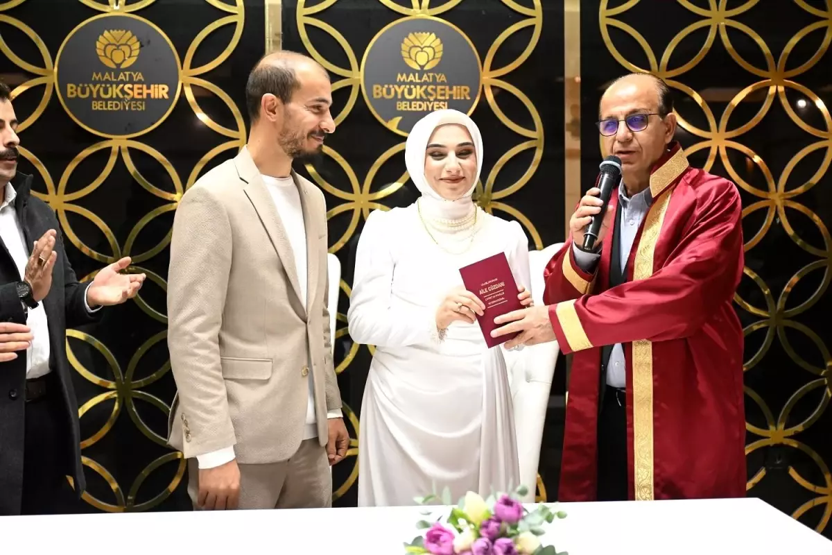 Yeşilyurt’ta 2024 Yılında 433 Çiftin Nikahı Kıyıldı