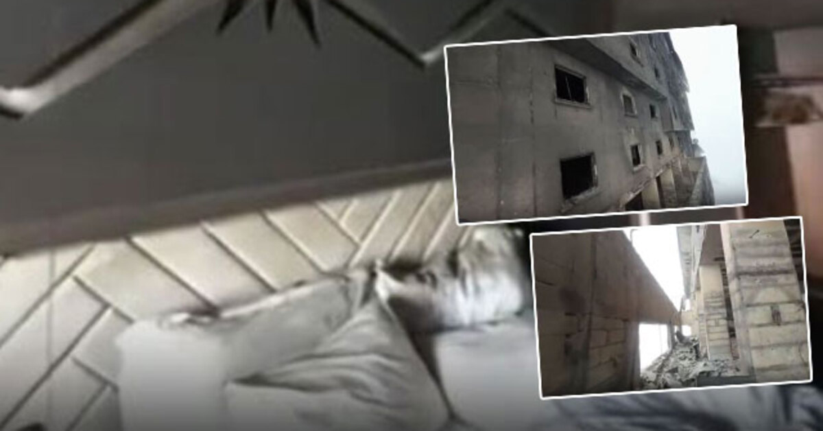 Dronla görüntülenen son hali kâbustan farksız!