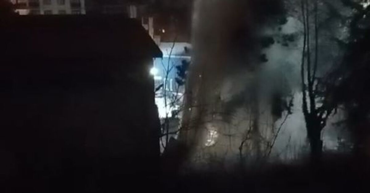 Ankara’da depo patladı, sokağı su bastı