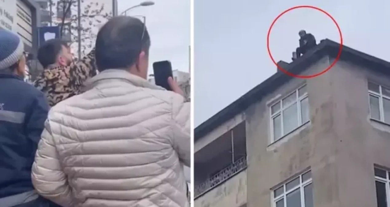 İntihar için çatıya çıkan babanın isteği yürekleri dağladı