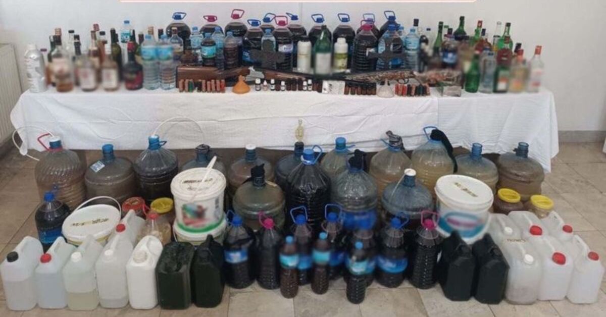 Muğla’da 555 litre ‘sahte içki’ ele geçirildi