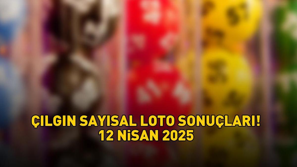 SON DAKİKA ÇILGIN SAYISAL LOTO SONUÇLARI AÇIKLANDI 12 NİSAN 2025 | Çılgın Sayısal Loto sonuçları nasıl öğrenilir? Sonuç sorgulama ekranı!