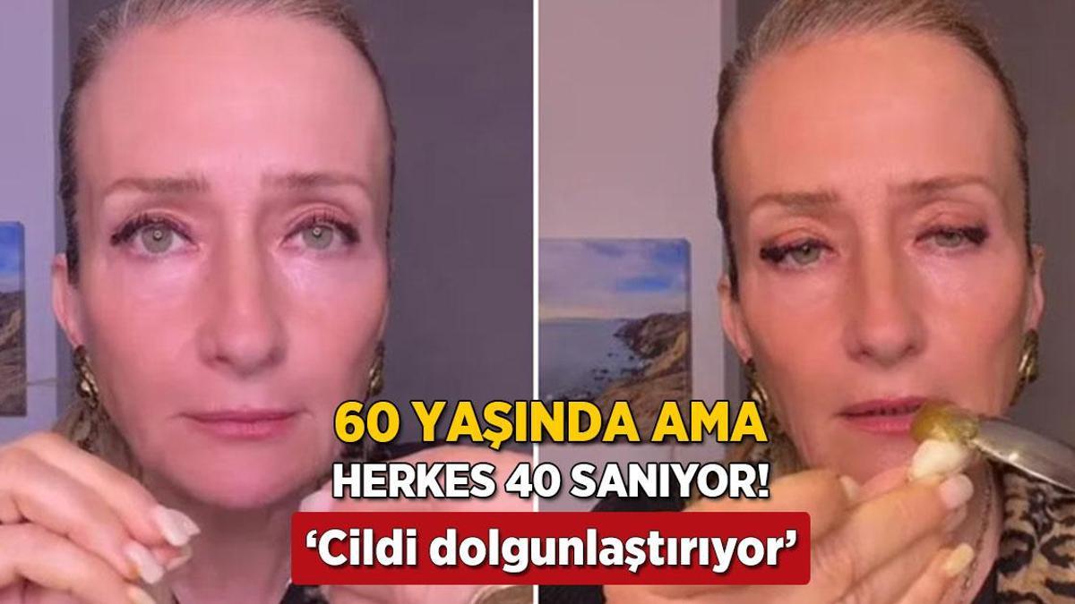Yaşı 60 ama 40 gösteriyor! Her gün üstüne bal sürüp yedi, evde gençlik kürü